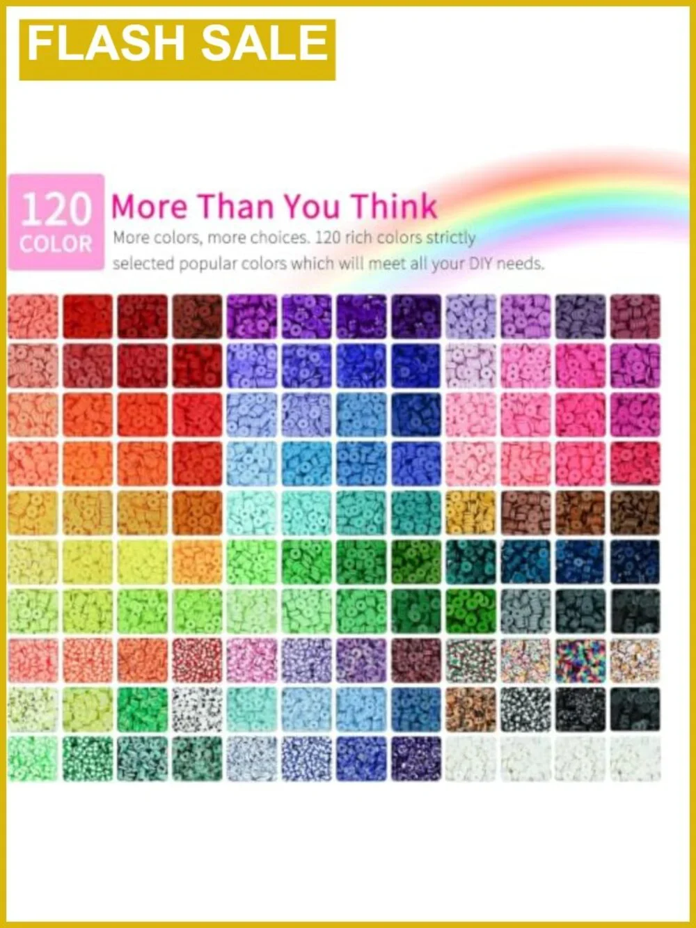 20000 Pcs Clay Beads Bracelet Making Kit Polymer Beads Jewelry Kit with Charms